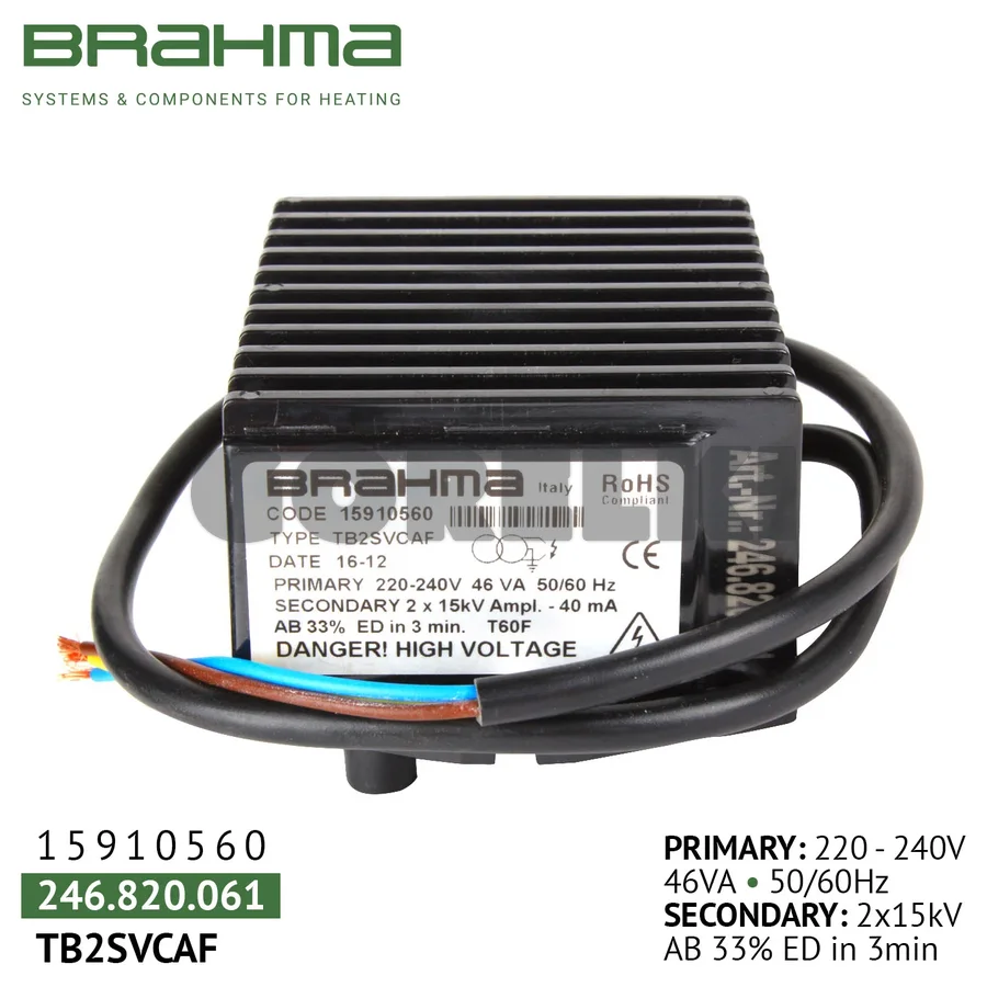 Трансформатор Brahma TB2SVCAF 15910560