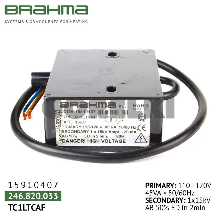 Трансформатор Brahma TC1LTCAF 15910407