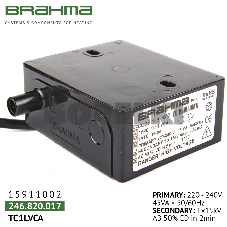 Трансформатор Brahma TC1LVCA 15911002