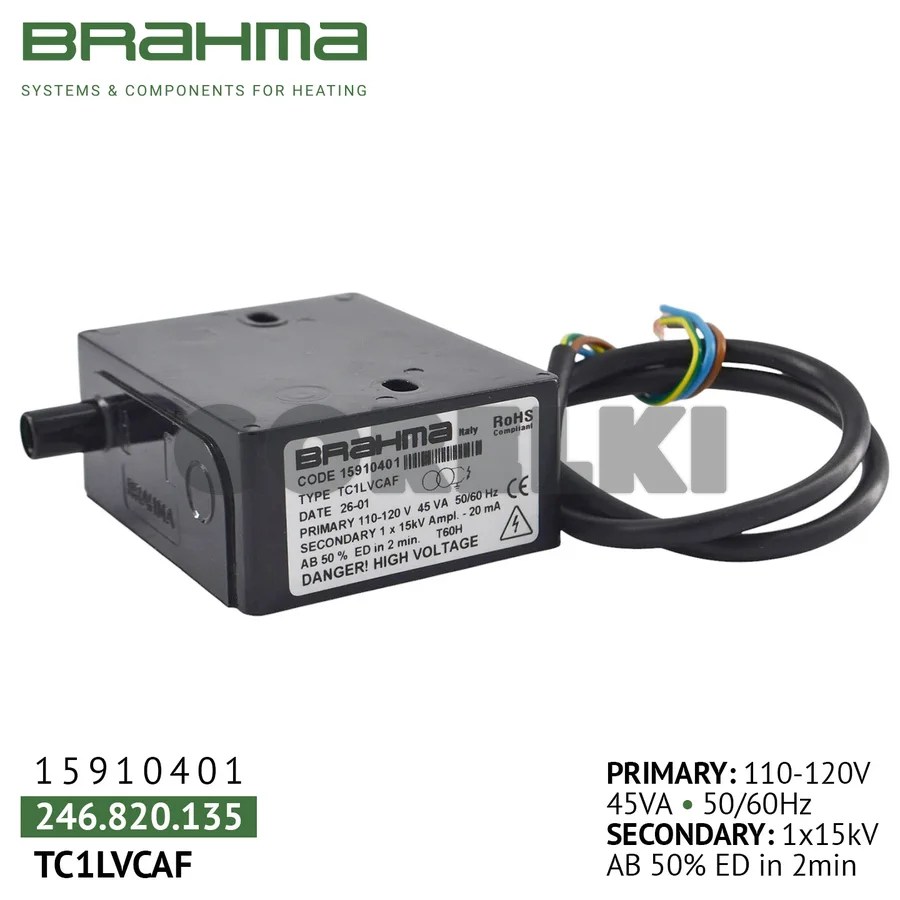 Трансформатор Brahma TC1LVCAF 15910401