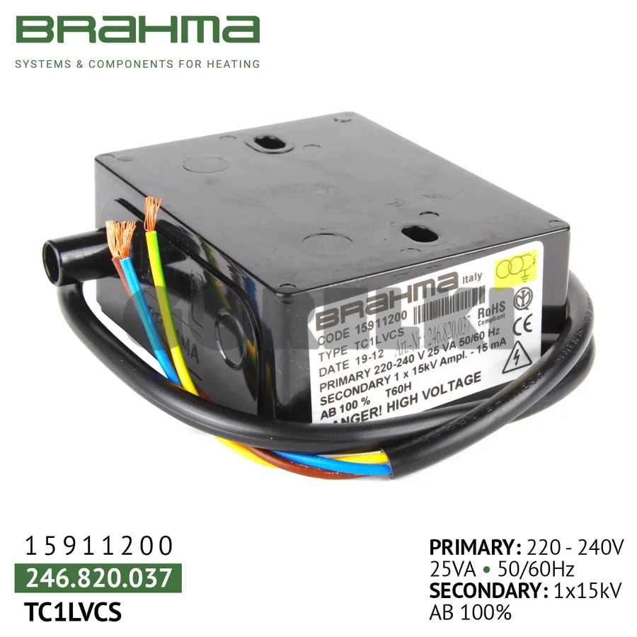 Трансформатор Brahma TC1LVCS 15911200