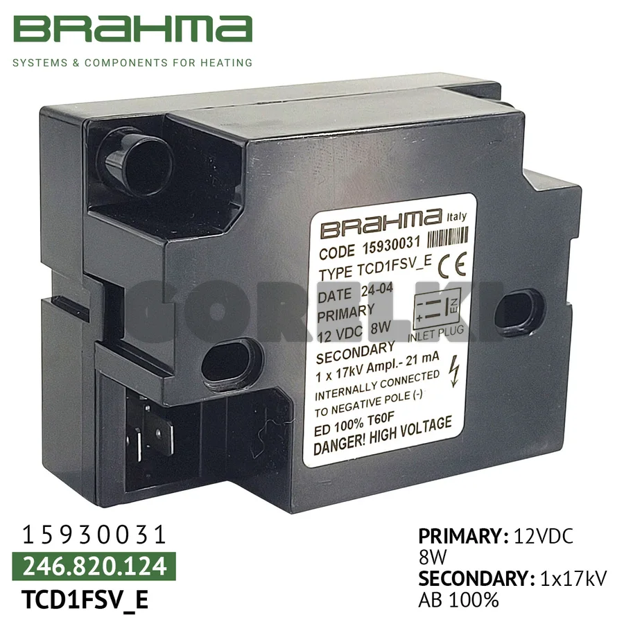 Трансформатор Brahma TCD1FSV 15930031