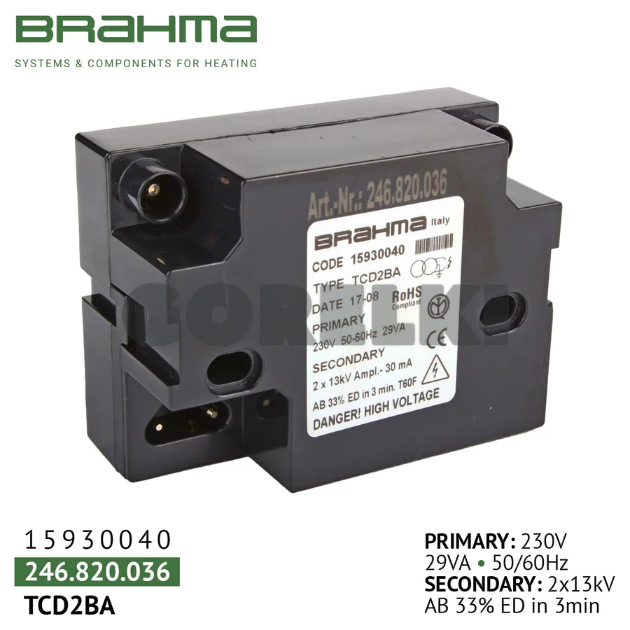 Трансформатор Brahma TCD2BA 15930040