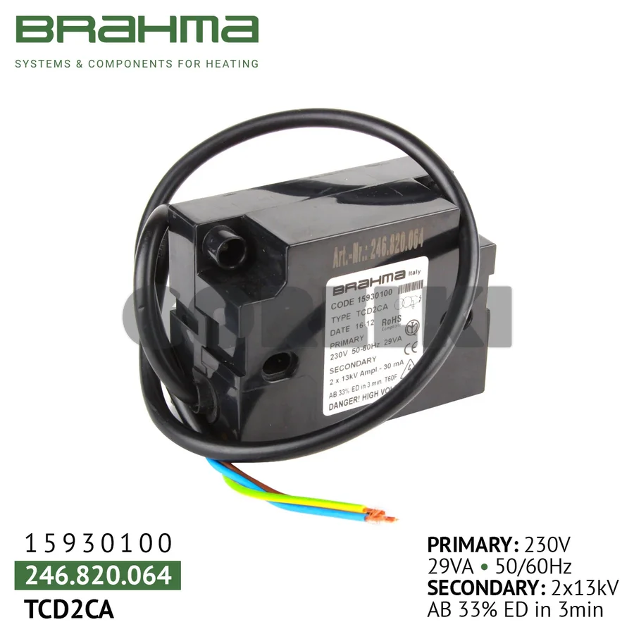 Трансформатор Brahma TCD2CA 15930100