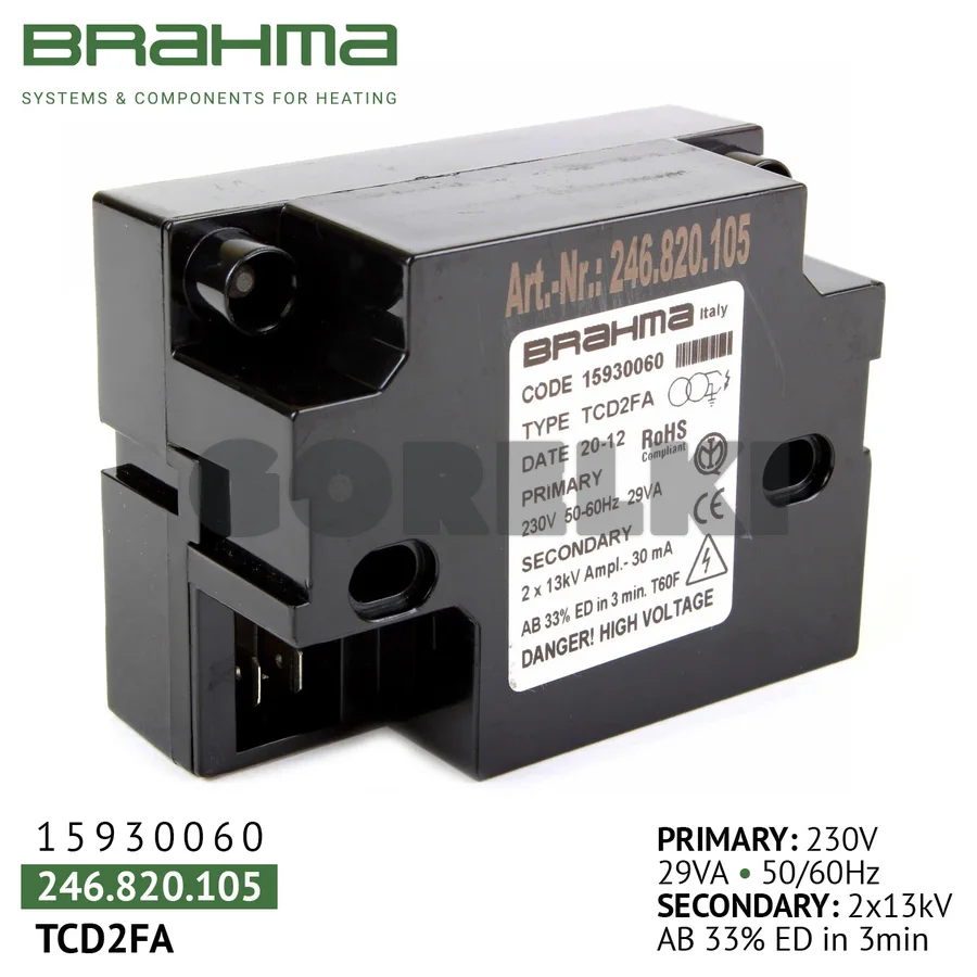 Трансформатор Brahma TCD2FA 15930060