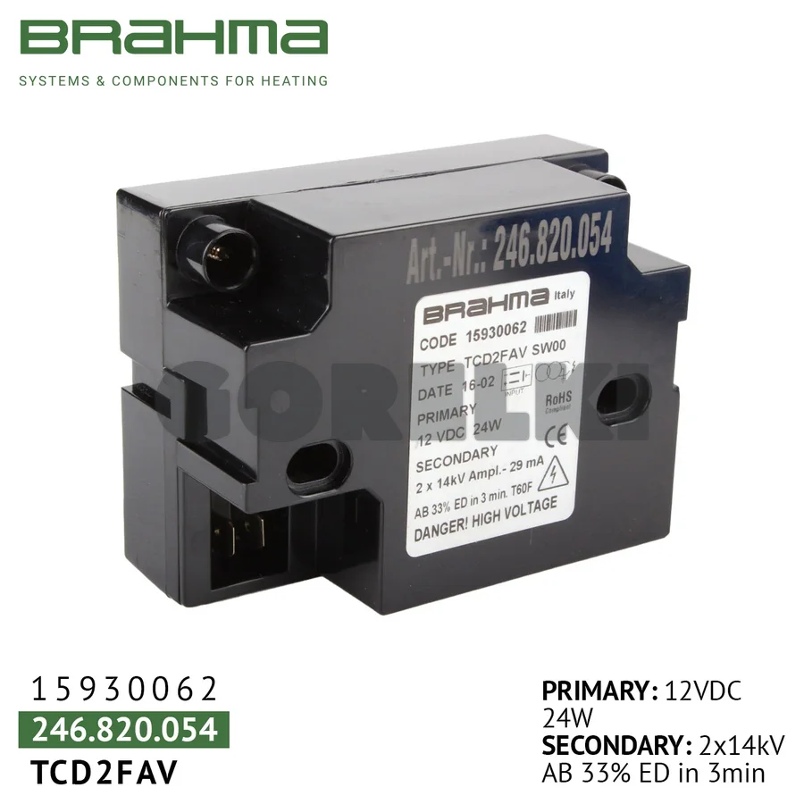 Трансформатор Brahma TCD2FAV 15930062