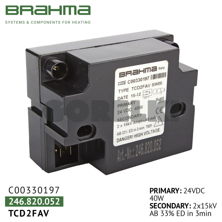 Трансформатор Brahma TCD2FAV C00330197