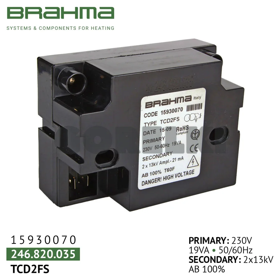 Трансформатор Brahma TCD2FS 15930070