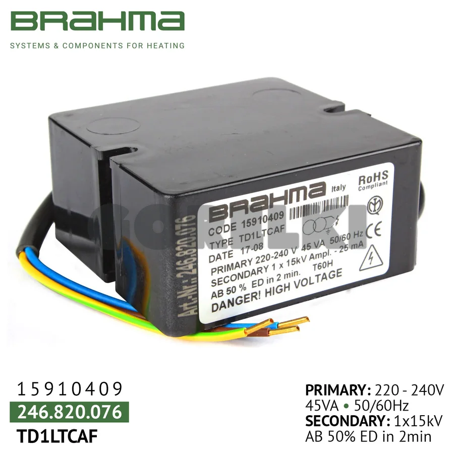 Трансформатор Brahma TD1LTCAF 15910409