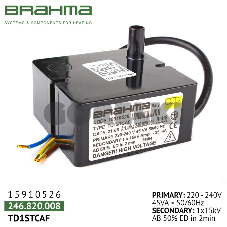 Трансформатор Brahma TD1STCAF 15910526