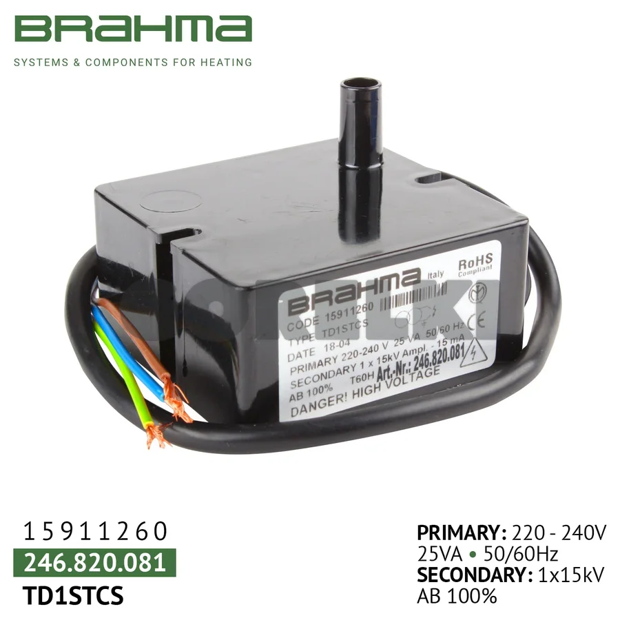 Трансформатор Brahma TD1STCS 15911260