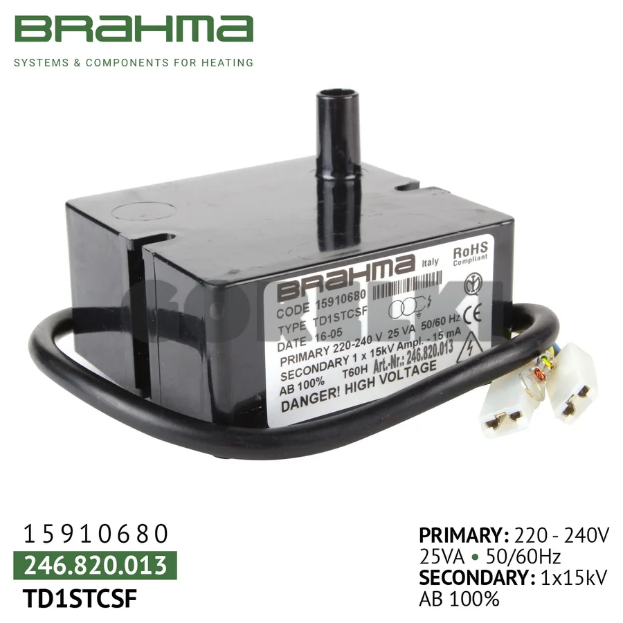 Трансформатор Brahma TD1STCSF 15910680