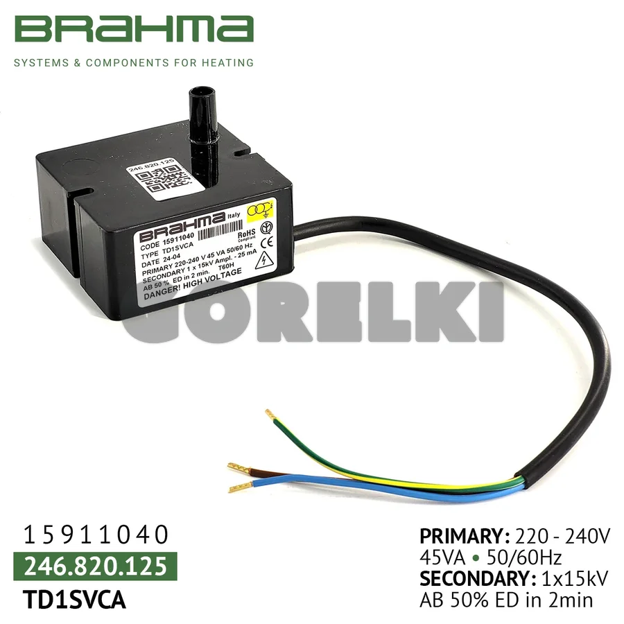 Трансформатор Brahma TD1SVCA 15911040