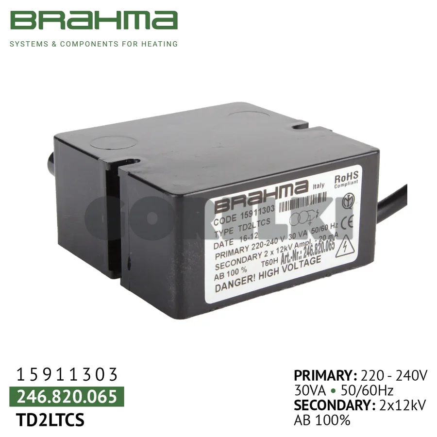 Трансформатор Brahma TD2LTCS 15911303